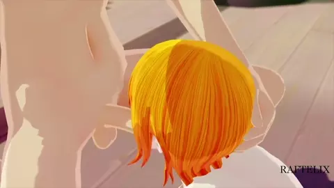 Nami x Yosaku & Johnny Threesome - RaftellX