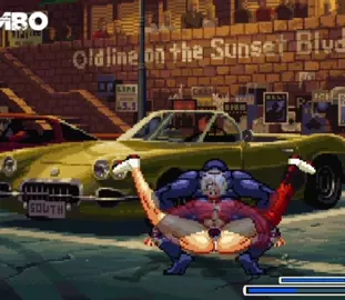 [Gay MUGEN]Kuromaru VS Ash Crimson