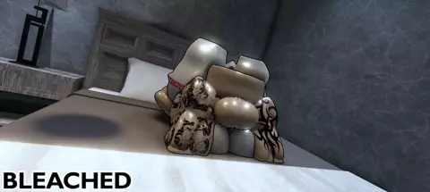 Big White Cock making Marin Kitagawa pussy so creamy - ROBLOX BLEACHED