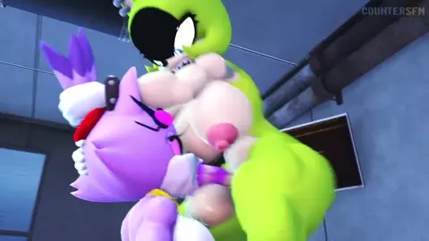 Surge throatfucking Blaze