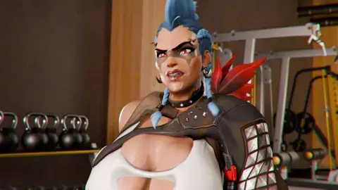 Mei & Junker Queen | Personal Trainer [NO WM][Succubus3D][4K60FPS]