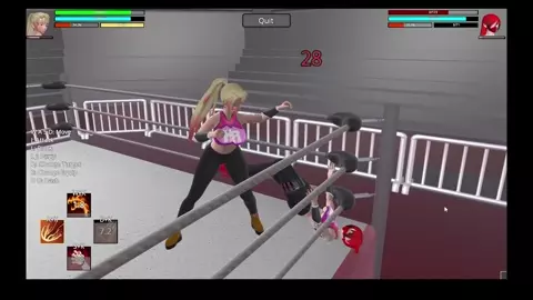 SSFL: Kairi vs Scarlet (showing the ropes)