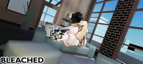 Perfect Ass Roommate gets filled with Daddy's Cum - ROBLOX BLEACHED