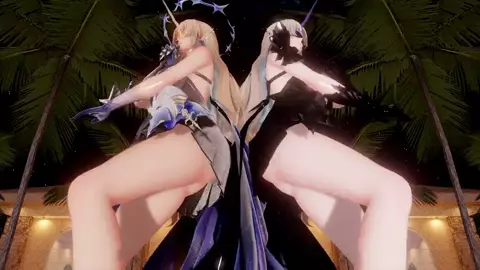 [MMD Wuwa]Fleurdelys&Leviathan Good-Night-Kiss