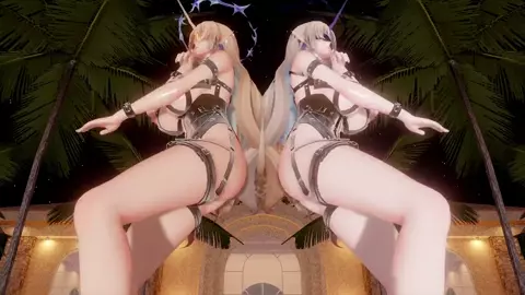 [MMD Wuwa]Fleurdelys&Leviathan Good-Night-Kiss omake