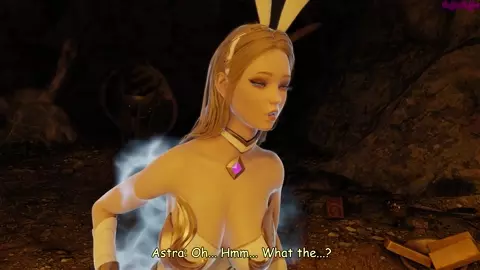 Skyrim - Bunny girl and Spider