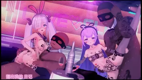 [QOS] Azur Lane Janus, Unicorn, Laffey Sex Dance