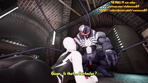 SPIDER GWEN DESTROYED BY VENOM (tentacles, monster dick)