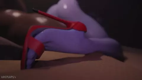 Widowmaker Getting Flanked [Blacked][DePlaps][4K60FPS]